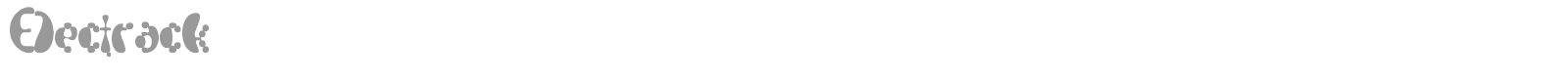 Electrack font preview